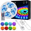 OUSFOT Striscia LED 150 LED RGB 5050 Luci LED Camera da Letto con Telecomando