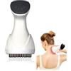 Horuili® Raschietto elettrico, Spazzola Meridiana Elettrica, Massaggiatore Meridiano del Corpo Portatile, Massaggio Gua Sha per la Spalla e il Collo, Vibrazione, Calore e Rilassamento Muscolare