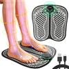 LorSou Massaggiatori elettronici per piedi per dolore e circolazione, massaggiatore elettrico per piedi EMS, tappetino per massaggio stimolatore muscolare pieghevole, 8 modalità 19 intensità, ricaricabile