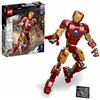 LEGO Marvel Personaggio di Iron Man, Giocattoli Super Heroes per Bambini, dal Film Avengers: Age Of Ultron della Saga dell'Infinito, Idee Regalo 76206