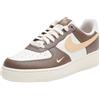 NIKE Air Force 1 '07, Sneaker Donna, Summit White/Chrome-White-LT Orewood BRN, 41 EU