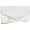 Miss Lulu Pochette e Clutch Donna, Borsetta Donna Elegante, Pelle Scamosciata Morbida, Borsa a Catena Su Pochette Ragazza