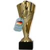 Larius Coppa Trofeo Calcio Larius - 165 mm (6.5) - Trofeo Campioni in Oro per Tornei, Squadre, Bambini e Adulti - Premio Personalizzabile per Ogni Occasione