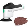 BLACK+DECKER Reviva Levigatrice wireless da 12 V con 10 fogli abrasivi REVDS12A10-GB