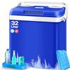 KESSER® Frigorifero 32 Litri | Raffreddamento e Riscaldamento | Frigorifero termoelettrico 12 Volt e 230 Volt | Minifrigo | per Auto e Campeggio |incl. Pacchetti di raffreddamento | EEK A++