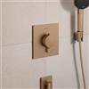 hansgrohe Ecostat Comfort E rubinetto doccia da incasso con termostatico, 33710140, Ecostat Comfort E bronzo spazzolato [Rubinetteria Bagno > Rubinetteria Doccia]