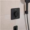 hansgrohe Ecostat Comfort Q rubinetto doccia da incasso con termostatico, 33712670, Ecostat Comfort Q nero opaco [Rubinetteria Bagno > Rubinetteria Doccia]