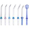 Boston Tech 7 ugelli di ricambio per irrigatori dentali Aquapik® | multifunzione e specializzati, colori differenziati per tutta la famiglia, consigliati dai dentisti, include astuccio igienico