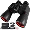 QQ CAT Binocolo per adulti, 20 x 50, 22 mm, oculare HD, con lente FMC ED visione notturna BAK4, resistente, resistente agli urti/ampio campo visivo per principianti, birdwatching, caccia