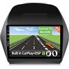 YUNTX [4GB+64GB] Android 14 Autoradio per Hyundai Tucson IX35(2010-2015)-[Incorporato Carplay/Android Auto/DSP/GPS]-IPS 2.5D 9 Touch Screen-CAM+MIC-DAB/Mirror Link/Bluetooth 5.0/WiFi/USB/4G