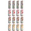 Genussleben 16 confezioni di cannucce Quick Milk da 5 cannucce, fragola, cioccolato, vaniglia e sapore di frutta con protezione per il trasporto