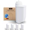 Comedes Filtro acqua per BRITA Intenza, sostituisce Bosch Siemens TZ70003, TZ70033, TCZ7003 e Brita Intenza 575491, compatibile con Siemens serie EQ e Bosch Serie Vero (confezione da 4)