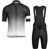 Generico Uomo Ciclismo Autunnale Complet Abbigliamento Set Manica Lunghi Tuta per Bici da MTB Pantalone con Imbottiti in 20D Traspirante Corta Estate Completo Set e Pantaloncini 9D Gel