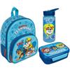 Undercover Zaino per l'asilo Paw Patrol per ragazzi - Personalizzato con nome - Set zaino per bambini, Set 1 zaino, borraccia e contenitore per il pranzo