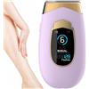 Generico Lumina Lumisilk, Lumisilk Lumina Luce Pulsata, epilatore portatile dispositivo, Epilatore Laser per Donna, Uomo, Viso, Bikini, Corpo (viola)
