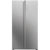 Haier -Frigorifero Side by Side HSW79F18ANMM Platino, Acciaio inox