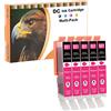 D&C Cartucce d'inchiostro compatibili per Canon CLI-551XL per Canon Pixma MG6450 MG6650 MG7100 MG7150 MG7550 MX925 iP7200 iP7250 MG5400 MG5450 MG5550 MG5650 MG5655 MX725 MX920 iP8750 (5 Magenta)