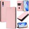 DENDICO Cover per Samsung Galaxy A50 / Galaxy A30S / Galaxy A50S, Custodia in PU Pelle Portafoglio con Blocco RFID, Chiusura Magnetica Cover per Samsung A50 / A30S / A50S, Rosa