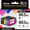 starink 963XL Confezione da 4 Compatibili per Cartucce HP 963 XL Multipack per Officejet Pro 9012e 9010 9010e 9012 9014e 9020 9020e 9022 9022e 9025e 9015e 9016e 9019,Nero, Ciano, Giallo Magenta