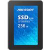 HIKVISION SSD 256GB, SSD Interno da 2,5 Pollici, SATA 6 GB/s, Fino a 550 MB/s, Scrittura 500MB/s - 3D Nand TLC Unità a Stato Solido Interne - E100