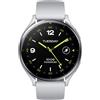 Xiaomi Watch 2 (Smartwatch), Google Wear OS, Display AMOLED 1.43, Autonomia Fino a 65 ore, 160+ Modalità Sportive, Snapdragon W5+ Gen1, 5ATM, Monitoraggio Salute, GNSS L1+L5 a 5 Sistemi, Argento