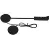 Qukaim Cuffie BT per casco da moto, 1 paio di altoparlanti per chiamate a mano, cuffie per casco da motociclismo, leggere e compatte