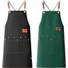 HDGSAFD 2 Pezzi di Tela di Tela, Grembiule da Lavoro, Grembiule Tascabile, Grembiule Anti-Dirty Sporco, Adatto A Cucina, Giardinaggio, Pittura.