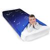 ODOXIA Sensory Coperta a Compressione | Lenzuola Letto Lycra Bambini & Adulti | Tema Stelle | Sensazione di Relax Rilascia Ossitocina | Aiuta con: SDP, Ansia, ADHD, Autismo e Altro | Elastiche | Singolo