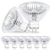 EASYIVY 8 Pezzi Lampadina Alogena GU5.3 12V 50W, Faretti Alogeni MR16 Dimmerabile, 660LM Bianco Caldo 2700K Lampadina Faretto MR16 per Illuminazione della Pista, Illuminazione da Incasso