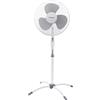 High-Tech Ventilatore Silenzioso Bianco con 3 Velocità e 45 Watt + Piantana h130 CM con Rotazione di 90° e 3 Lame Rinfresca la Tua Estate !