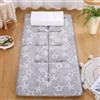FZKun Tappeto futon, materasso pieghevole leggero, con base antiscivolo, per dormire, per riposare, viaggi, letto degli ospiti, dormitorio, ufficio, tatami (grigio Chiaro, 180 x 200 cm)