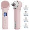 Lrbsule Pulizia Viso Elettrico, 2 in 1 Spazzola Pulizia Viso e Aspira Punti Neri Rimozione, Pulizia Profonda del Viso con 5 Vibrazioni e 3 Livelli di Aspirazione, Impermeabile IPX7, Ideale per Donne e Uomini