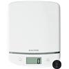 Salter 1056 WHDR Bilance digitali da cucina Aquatronic, ampio display LCD di facile lettura, design compatto, per la misurazione di liquidi, bilancia da cucina digitale di precisione, bianco