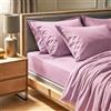 Nuit Des Rêves Lenzuolo con angoli per letto singolo in 100% cotone Ranforce (90 x 200 + 30 cm), rosa antico, 155 fili, lavabile in lavatrice a 30 °C, morbido e resistente per il massimo comfort