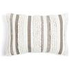 Lush Decor Bria - Federa decorativa per cuscino, 33 x 50,8 cm, colore: neutro