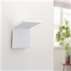 M Ledme - Applique da parete per interni a LED Double White da 10W, faretto LED per interni a luce calda 3000K, angolo di illuminazione di 90°, applique da parete bianca decorativa 800 m.