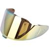 Guajiro - Visiera Compatibile con Shoei NXR 2 - Z8 - X15 - XSPR Pro - CWR-F2 | Schermo in policarbonato predisposto per Pinlock | Antigraffio e antiappannamento (Oro)