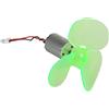 DEWIN Kit Pale Eoliche,90mm 0,01V-24V Mini Pala Eolica Modellino Pala Eolica Kit Generatore Eolico Fai-Da-Te per Esperimento Educazione Scientifica Fai da Te
