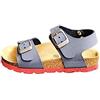 Grunland Junior SB0901 Luce Sandalo BAMB. S. Blu-Granata 34