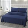 L'ANTICO ARCOLAIO - Completo Lenzuola Una Piazza e Mezza 140x200 Made in Italy, Microfibra Anallergica, Set Lenzuola Francese (1 Lenzuolo Sotto con Angoli, 1 Lenzuolo Sopra, 1 Federa)