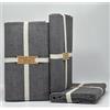 Riad Arredo Telo Arredo Copridivano Tinta Unita - Copritutto Multiuso GranFoulard Copriletto in Cotone - Tela Robusta (Grigio Rovere, 2 PIAZZE 260X280 CM)