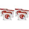 SUPERFIVE Ricambio Panno Tondo 6 Pezzi in Microfibra per Rotomop Super Five Gira STRIZZA 360