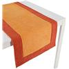 Casatessile Intreccio Runner Jacquard ciniglia Varie Misure - RUGGINE, 45x130 cm.