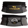HANKER Marsupio Running Unisex - Cintura Trail Running con Porta Borraccia, Porta Bastoni, Porta Telefono e Tasche Elastiche Multiuso