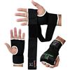 Islero Fitness Islero - Guanti con interno in gel, con bendaggi, per boxe/sacco da boxe/MMA/arti marziali, Grande/XL