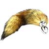 OnundOn Lega di alluminio con coda di volpe, plug anale, Cosplay Plug (S)