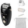 Rowenta Extreme Silence, Epilatore ad Alta Precisione con 24 Pinzette, con Tecnologia Micro-Contact Comfort e Funziona Vision, Esfoliante e Facile da Pulire, EP5628F0