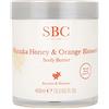 SBC Skincare Burro per il corpo al miele di Manuka e fiori d'arancio, 400 ml, lozione per il corpo idratante per pelli secche e sensibili