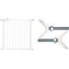 Munchkin Cancello di sicurezza a pressione Maxi-Secure Munchkin, 82-89 cm e Kit di fissaggio per scale