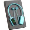 JHIALG Cuffie wireless con scheda audio per streaming live, cuffie Bluetooth impermeabili con archetto da collo, scheda audio wireless, trasmissione live e audio, adatto per cantare